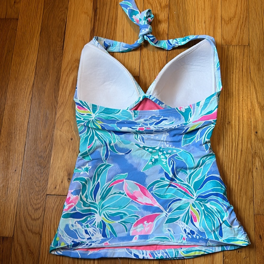 Lilly Pulitzer Bliss Halter Tankini Top - Picture 3 of 5